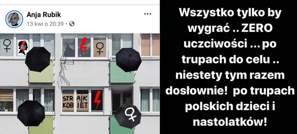 Skandaliczny wpis Anji Rubik. Atakuje prezydenta, zarzucając mu nieuczciwość. Zapomniała już, jak wrzucała do internetu “fejkowe” zdjęcia?