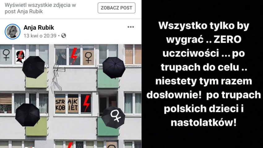 Skandaliczny wpis Anji Rubik. Atakuje prezydenta, zarzucając mu nieuczciwość. Zapomniała już, jak wrzucała do internetu “fejkowe” zdjęcia?