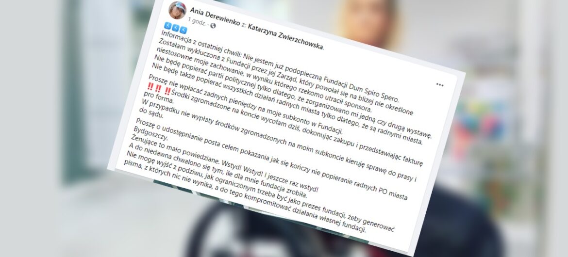 Szokujące! Niepełnosprawna dziewczyna wyrzucona z fundacji zarządzanej przez radną KO za poparcie Dudy