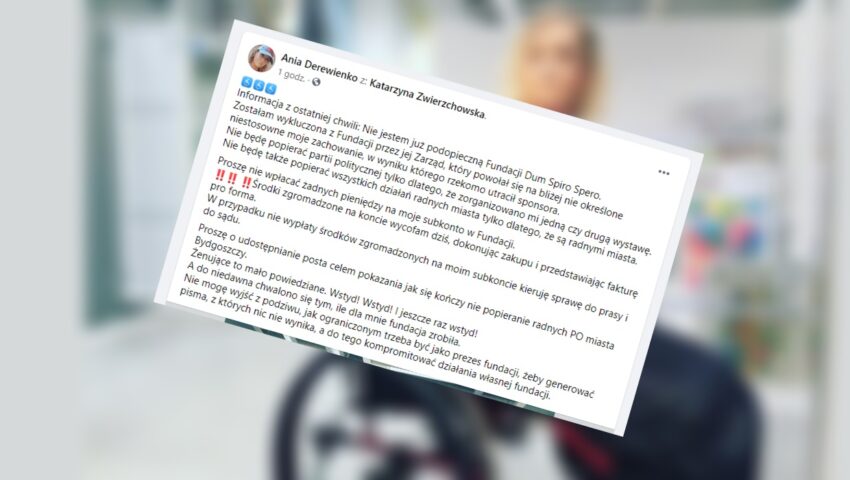 Szokujące! Niepełnosprawna dziewczyna wyrzucona z fundacji zarządzanej przez radną KO za poparcie Dudy