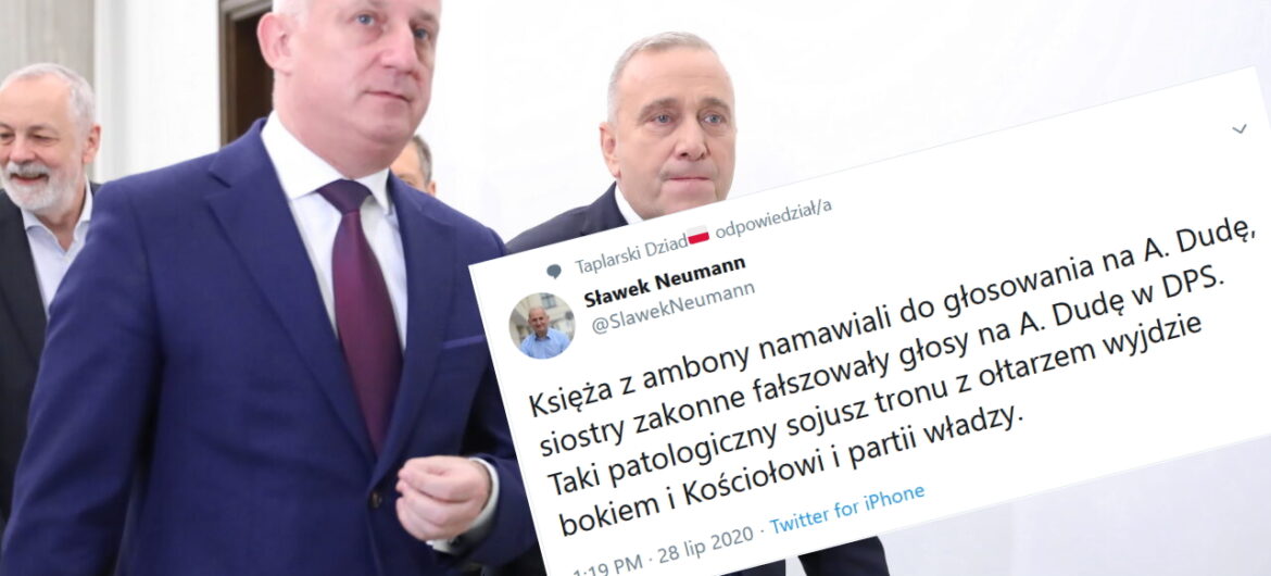 Sławomir Neumann odleciał. Według polityka PO, to zakonnice sfałszowały wybory