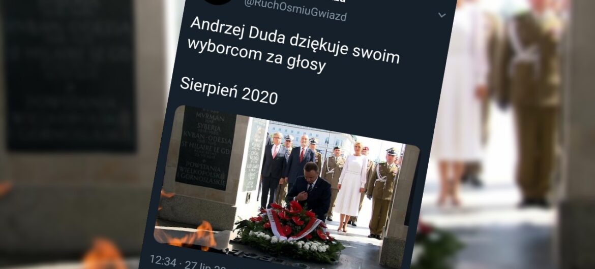 Nowy “Sok z Buraka”? Ruch Ośmiu Gwiazd drwi z pamięci o poległych bohaterach
