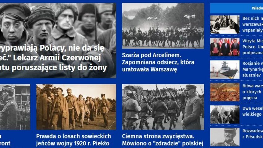 “Zabrakło tylko sierpa i młota”. Skandaliczne publikacje Onetu w rocznicę Bitwy Warszawskiej