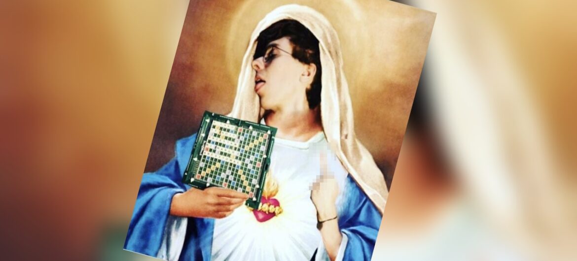 Margot jako Matka Boska? Bulwersująca grafika bliskiego współpracownika posłanki Lewicy