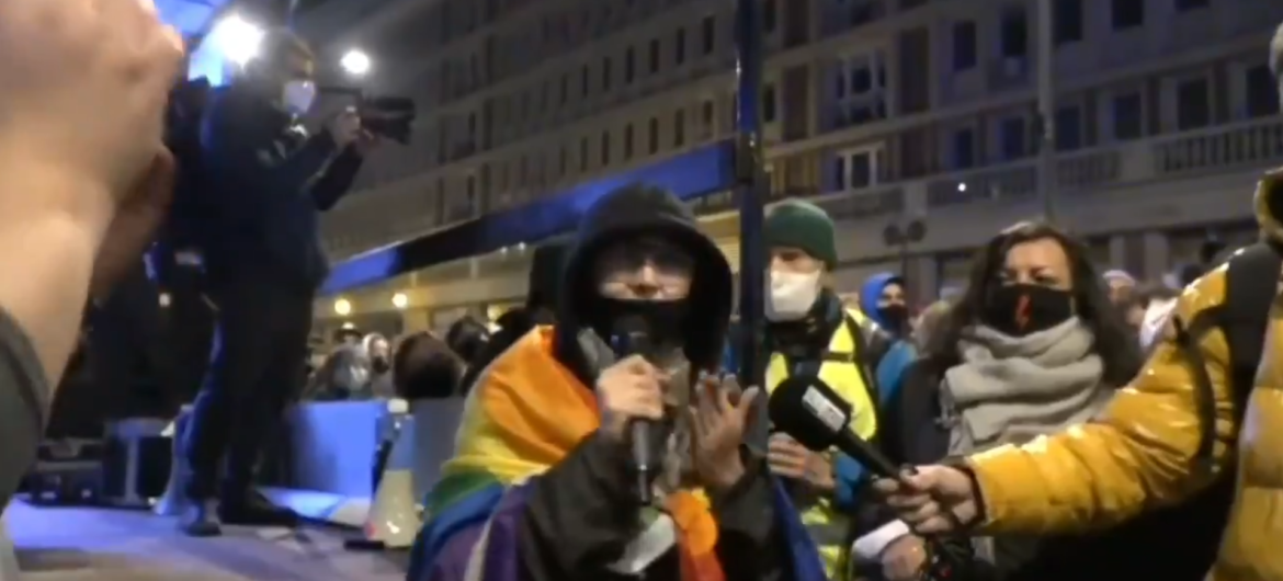 Wstrząsające nagranie ze “strajku kobiet”. Jak można powiedzieć coś takiego?