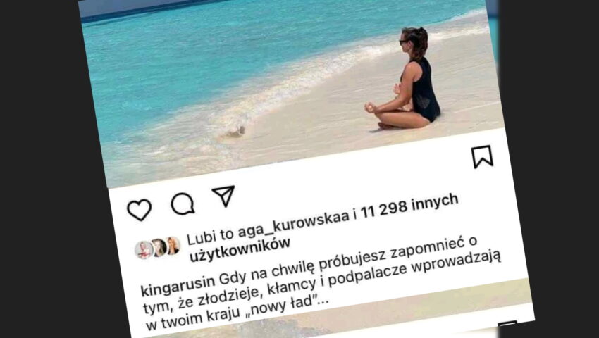 “Dramat” byłej gwiazdy TVN. Tak próbuje zapomnieć, że w “jej kraju podpalacze wprowadzają nowy ład”