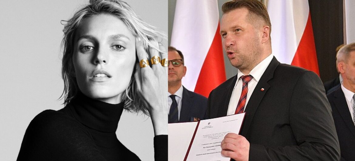 Anja Rubik chce uczyć seksu ministra Czarnka. “Chciałabym mu pomóc”