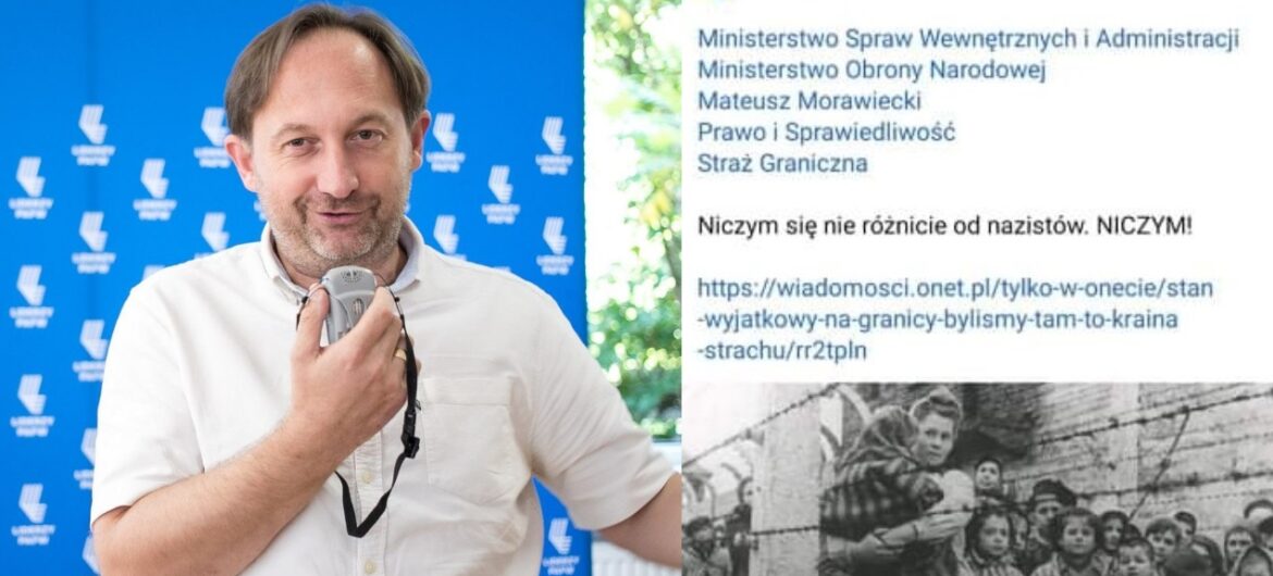 Skandal! Wiceburmistrz Cieszyna zrównuje migrantów z ofiarami okupacji. „Niczym nie różnicie się od nazistów”