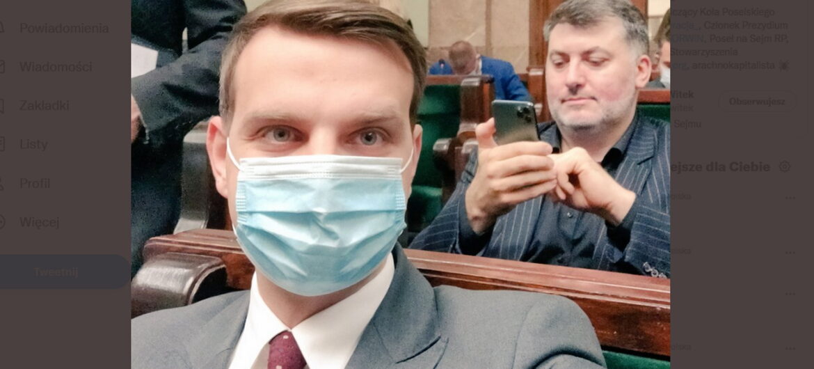 Poseł Konfederacji przyszedł do Sejmu zarażony koronawirusem? “Założyłem maseczkę”