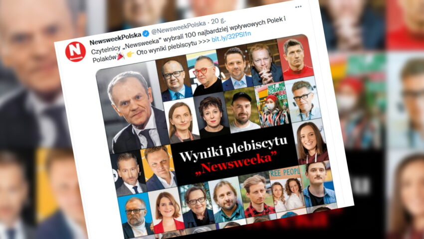 Kuriozalny ranking “Newsweeka”. Sterczewski, Spurek i Mata bardziej wpływowi od Jarosława Kaczyńskiego?