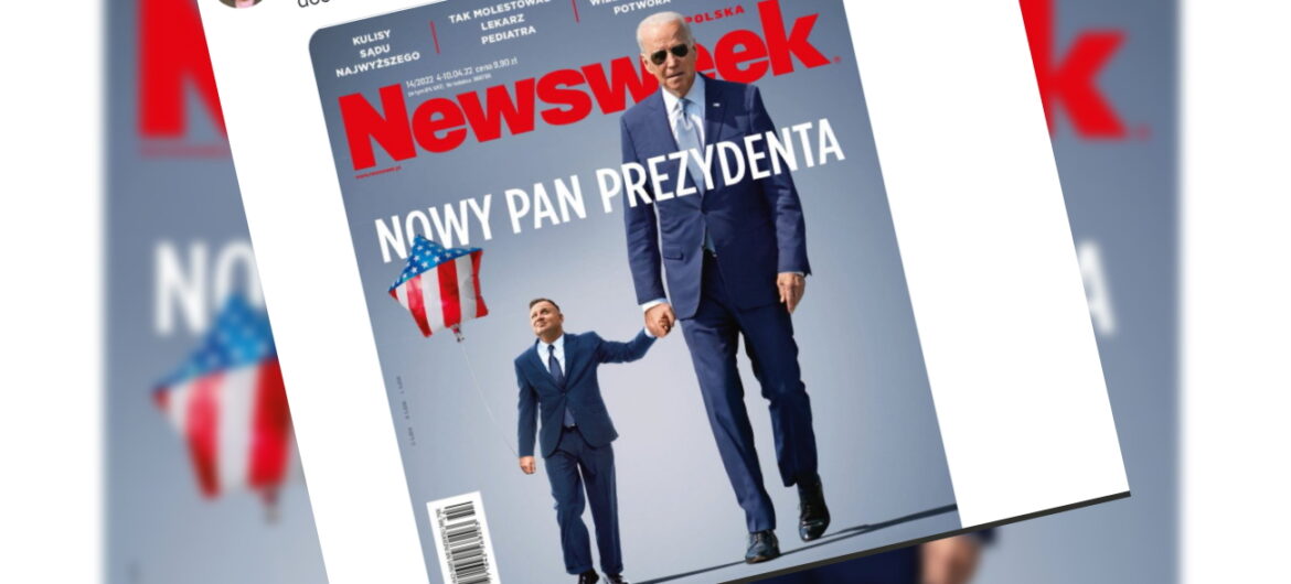 Skandaliczna okładka Newsweeka. Przestali udawać, że nie są rosyjsko-niemiecką tubą