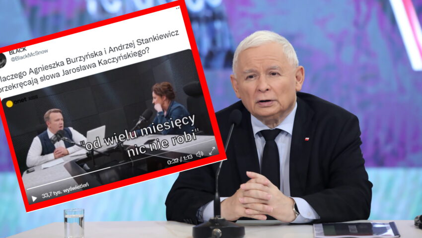 Publicyści Onetu kpią ze słów Jarosława Kaczyńskiego, które… sami wymyślili