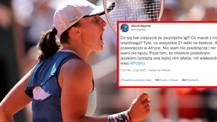 Odlot polityka związanego z Koalicją Obywatelską. Poszło o Igę Świątek