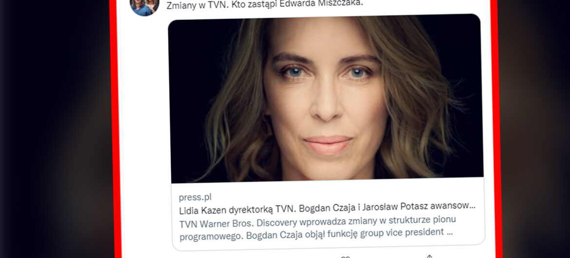 Kto zastąpi Edwarda Miszczaka? Oto nowa szefowa TVN