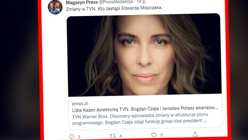 Kto zastąpi Edwarda Miszczaka? Oto nowa szefowa TVN