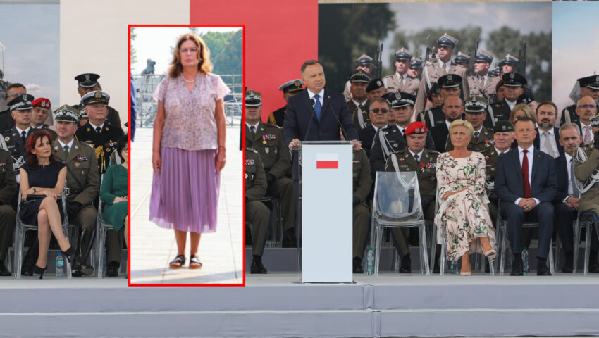 „Kidawa-Błońska przejdzie do historii jako najgorzej ubrana polityk”. Nietypowa stylizacja Wicemarszałek Sejmu podczas Święta Wojska Polskiego