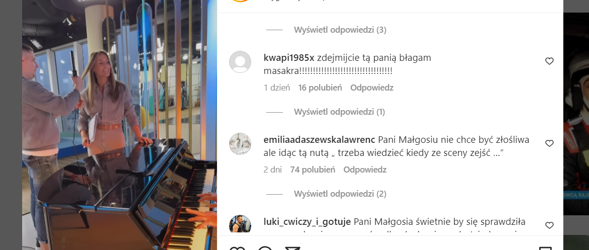 “Co za wycie”. Rozenek zaśpiewała w studiu TVN