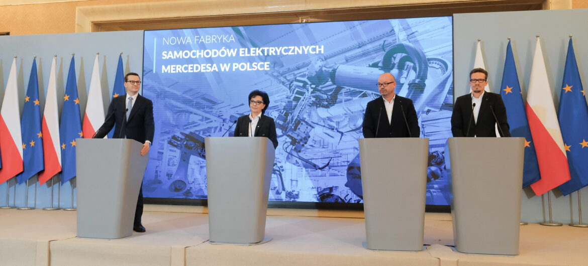 Mercedes-Benz zainwestuje ponad miliard euro w fabrykę aut elektrycznych w Jaworze. Zatrudni ok. 2,5 tys. osób