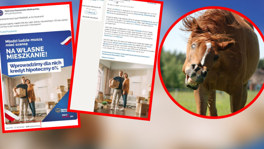 Kompromitacja! Pomysł Tuska “Mieszkanie dla młodych” reklamują te same grafiki, którymi niemiecki bank… zachęca do kupna nieruchomości