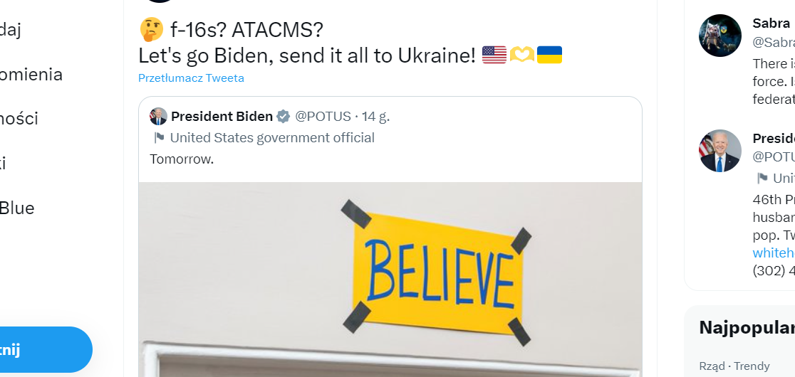 Tajemniczy wpis Bidena poruszył Ukraińców. Wyjaśniamy o co chodzi
