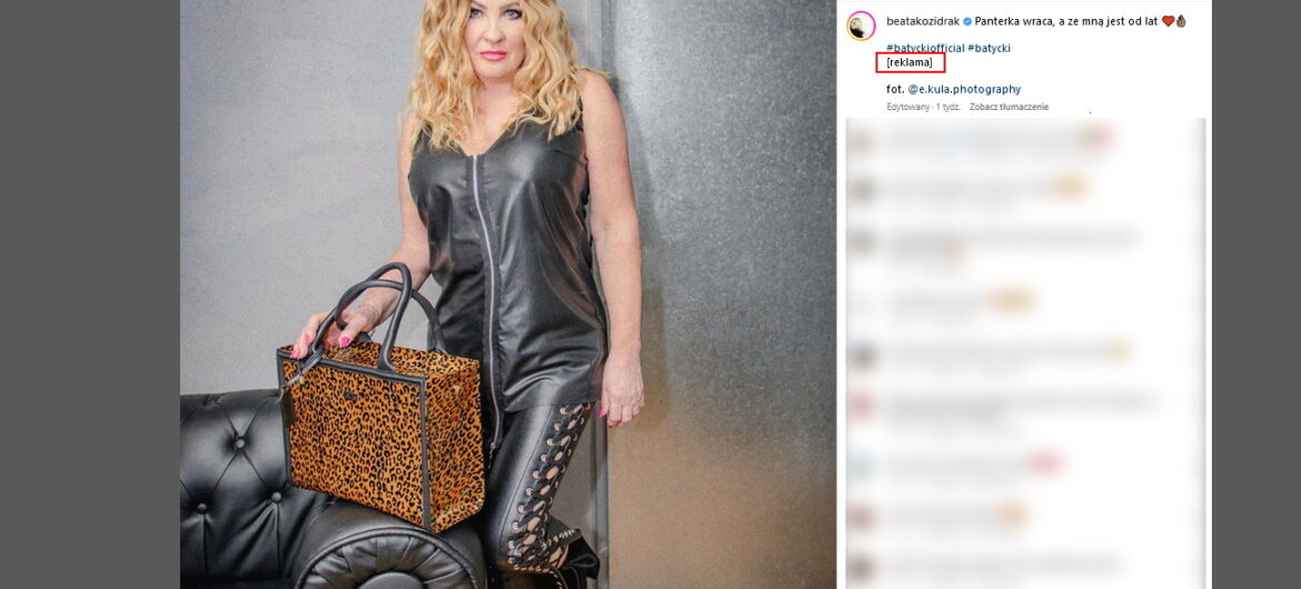 Kozidrak znowu zarabia krocie na reklamie. Wybaczono jej pijacki rajd?