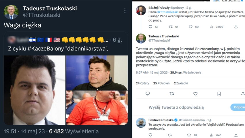 Pokaz chamstwa. Prezydent Białegostoku obrażał dziennikarzy z nadwagą, dzisiaj “robi z ludzi idiotów”