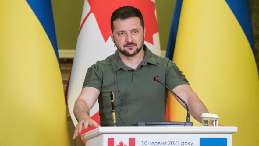 Wołodymyr Zełenski będzie rozmawiał z Andrzejem Dudą. Uchylił rąbka tajemnicy o kontrofensywie