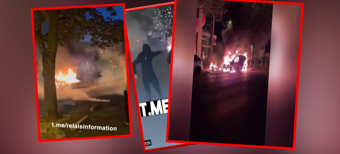 Tych obrazków nie chcą pokazywać w liberalno-lewicowych “wolnych” mediach. Kolejne zamieszki we Francji