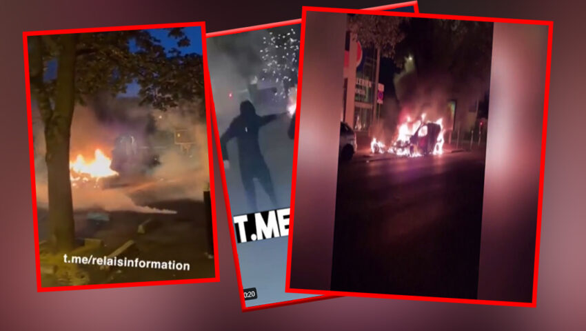 Tych obrazków nie chcą pokazywać w liberalno-lewicowych “wolnych” mediach. Kolejne zamieszki we Francji