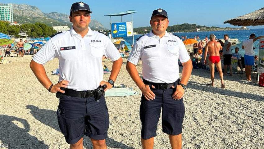Bohaterska postawa polskich policjantów w Chorwacji! Uratowali tonącego mężczyznę