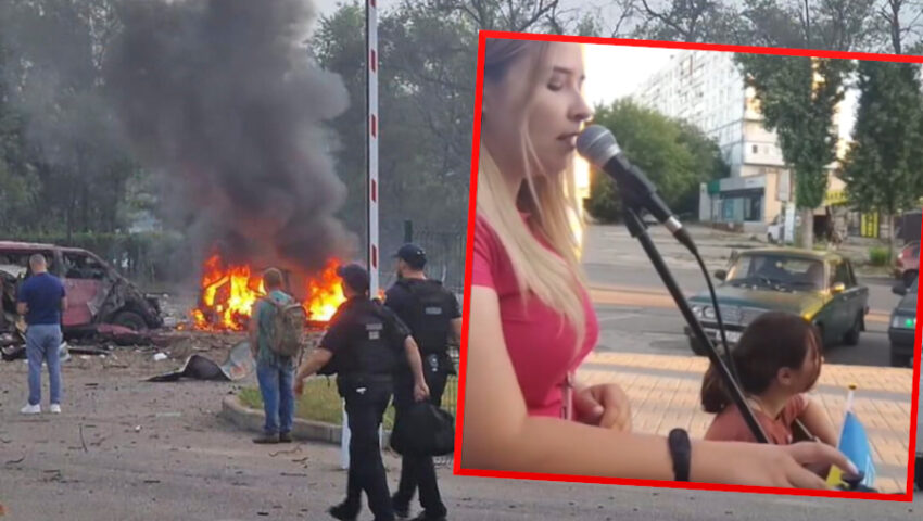 Młode Ukrainki zaśpiewały na ulicy „ostatnią piosenkę”. Chwilę później zginęły w rosyjskim ataku