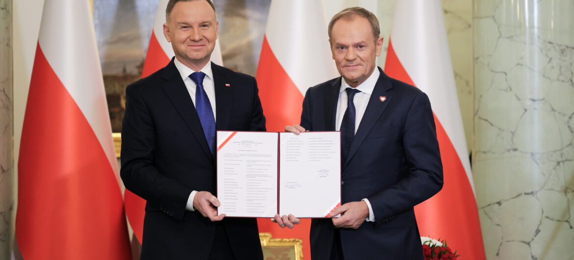Prezydent Andrzej Duda powołał Donalda Tuska na Prezesa Rady Ministrów