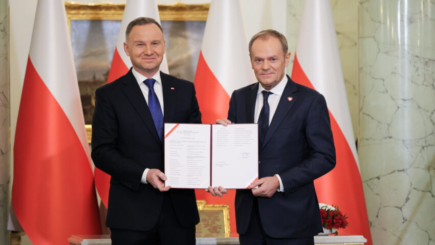Prezydent Andrzej Duda powołał Donalda Tuska na Prezesa Rady Ministrów