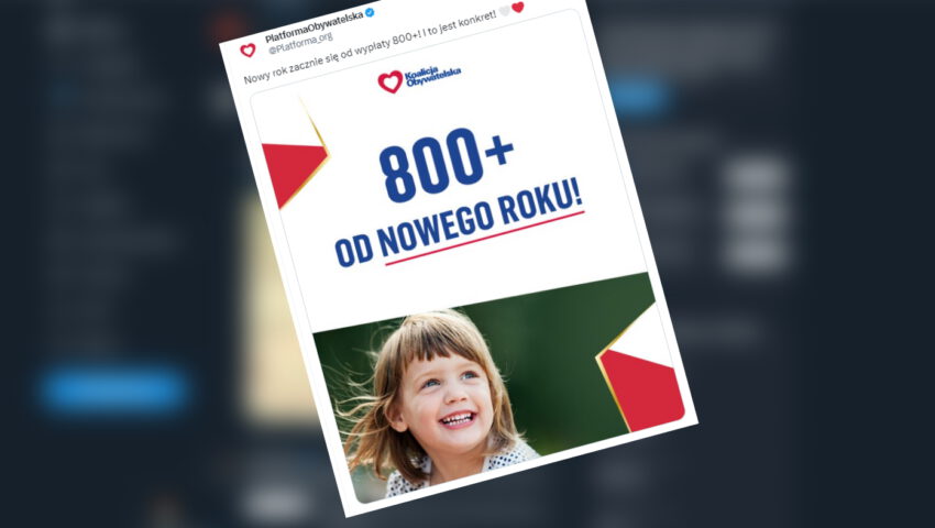 Piotr Müller punktuje grafikę PO o 800+: “Tak to konkrety, ale w wykonaniu PiS. Czekamy na realizację Waszych obietnic”