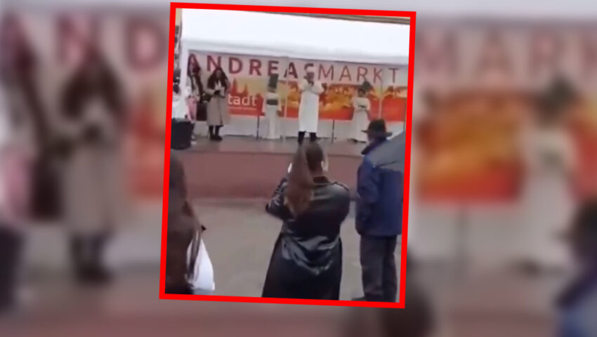 Świąteczny jarmark w Niemczech przejęty przez muzułmanów. „O Allahu, poprowadź naszą chwalebną armię do zwycięstwa”