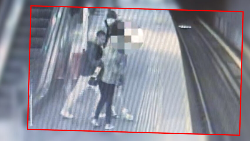 Przerażające sceny na warszawskim dworcu. Mężczyzna próbował wepchnąć pod pociąg dwie osoby
