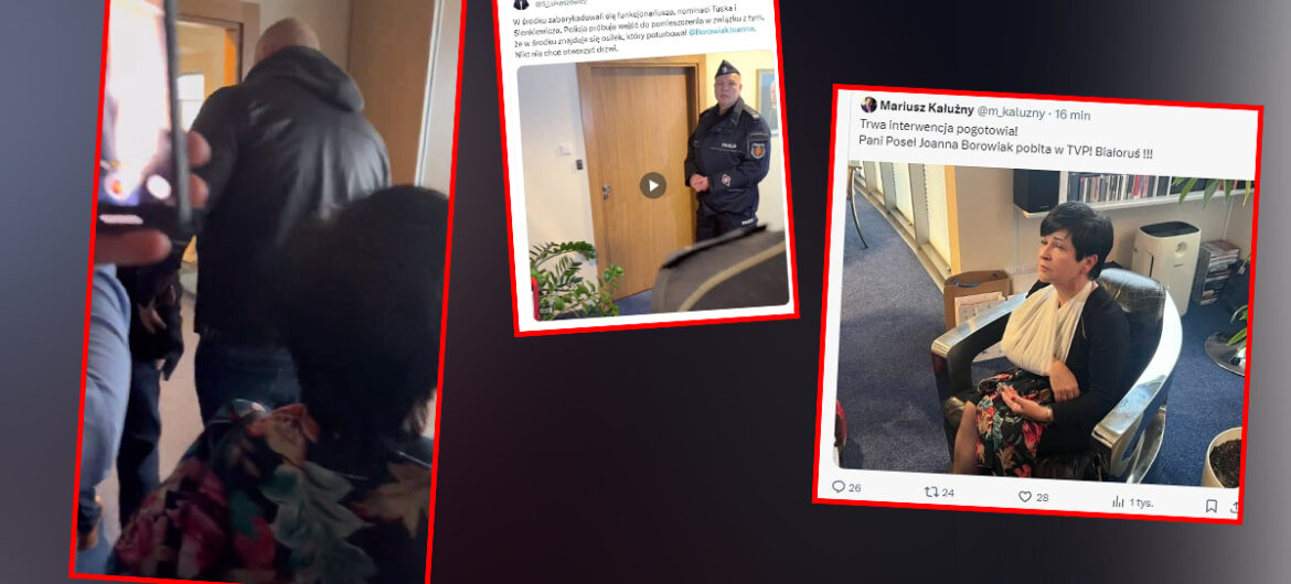 Porażające sceny w siedzibie telewizji. Białoruskie standardy siepaczy koalicji 13 grudnia!