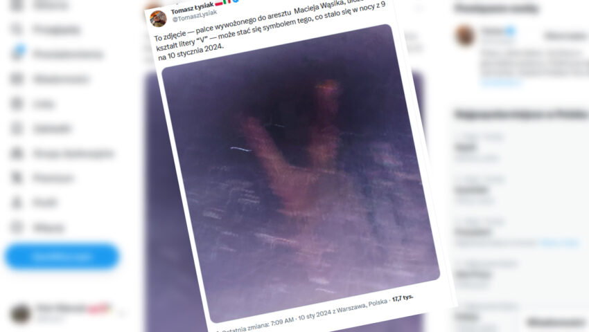 To zdjęcie stanie się symbolem. Już dziś możemy być pewni, że na trwałe zapisze się w polskiej historii