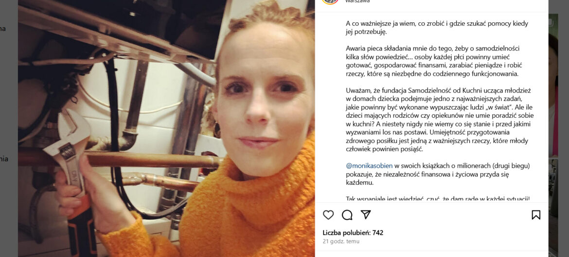 Jakie to niskie. Żona Macieja Stuhra kpi ze słów Romy Wąsik