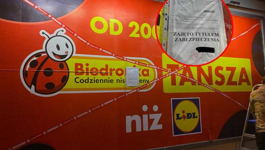 Wojna handlowa Lidla i Biedronki coraz ostrzejsza. “Aresztowano” billboardy jednego z dyskontów