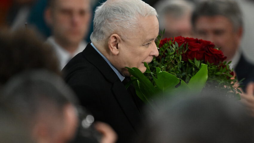 Incydent na spotkaniu z Jarosławem Kaczyńskim po pytaniu o Smoleńsk