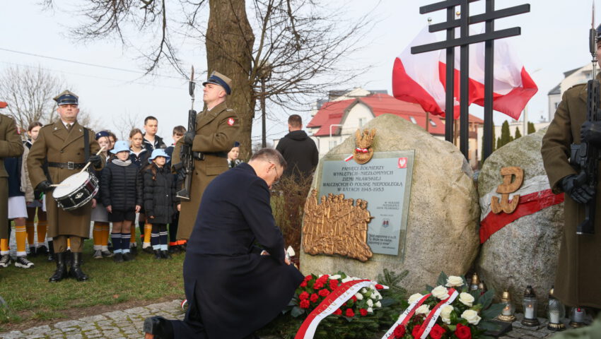 Prezydent Andrzej Duda uczcił Żołnierzy Wyklętych