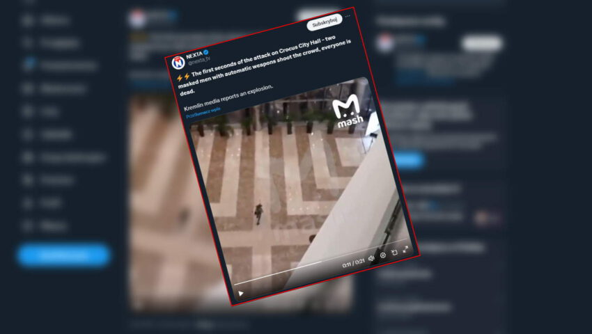 Grupa mężczyzn w kamuflażu otworzyła ogień do tłumu w sali koncertowej