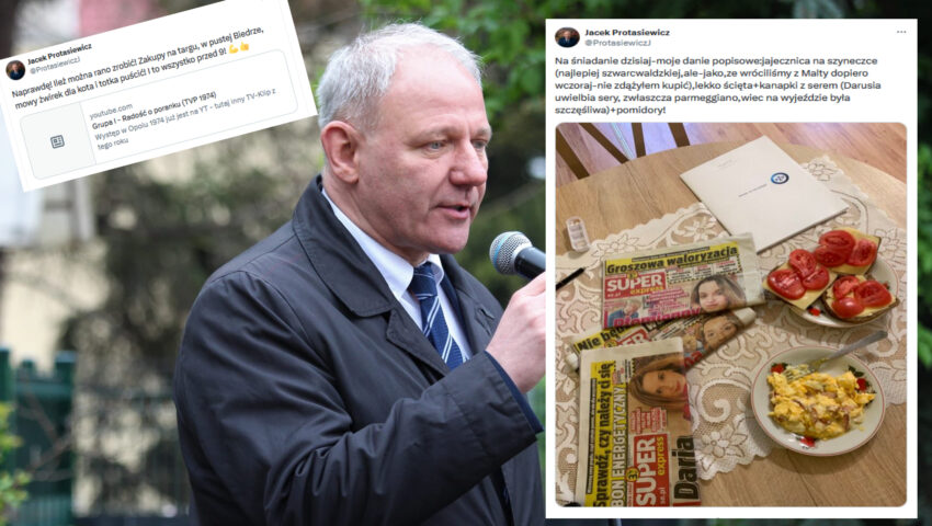 Jacek Protasiewicz wrócił z urlopu i znowu nadaje. Szczęście aż się wylewa!