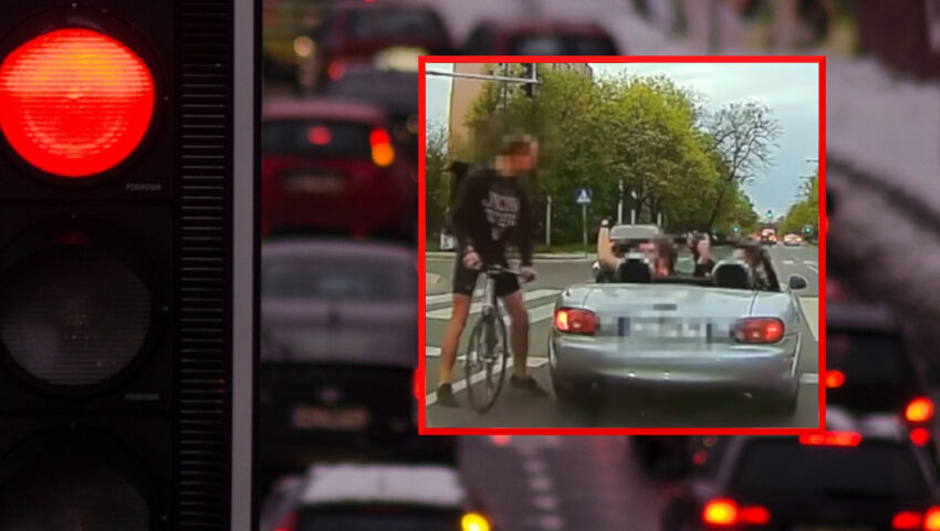 Bójka w centrum Warszawy. Rowerzysta chciał odegrać się na kierowcy i się przeliczył