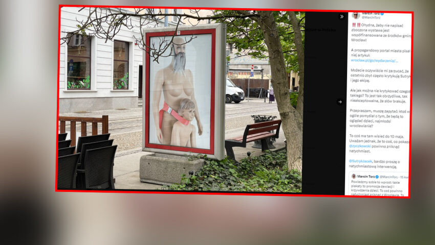 Kontrowersyjna wystawa zniknie z ulic Wrocławia. Z powodu „akcji hejterskiej”