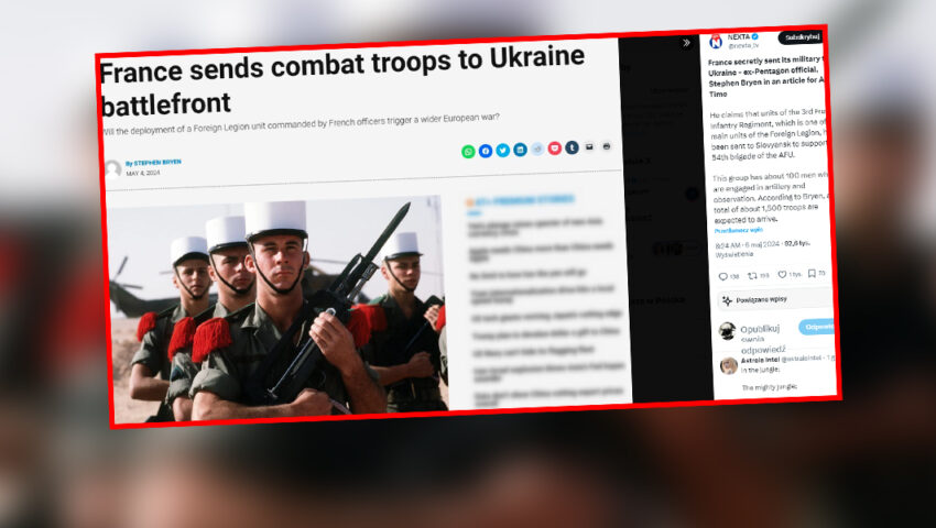 Francja wysyła żołnierzy na Ukrainę. “Mają pomóc armii w odpieraniu ofensywy Rosji”