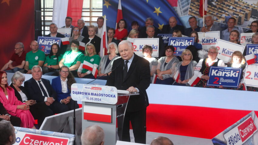 Prezes PiS: opcja europejska chce zniszczyć religię i zrobić z ludzi zwierzęta