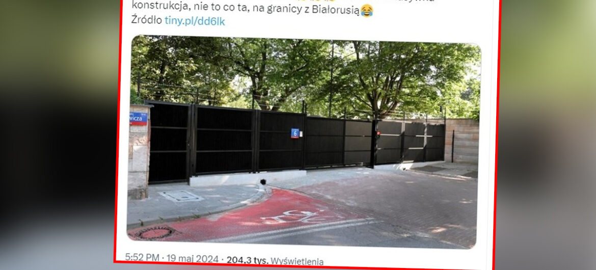 Potężny mur wokół rezydencji Tuska. Willa ma nowe ogrodzenie z drutem kolczastym