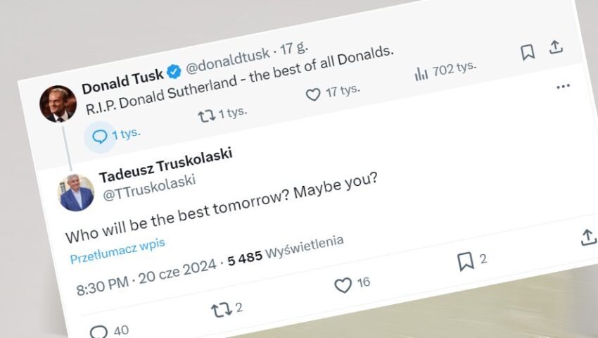 Każda okazja jest dobra, by się podlizać? Szokująca reakcja polityków KO na śmierć słynnego aktora
